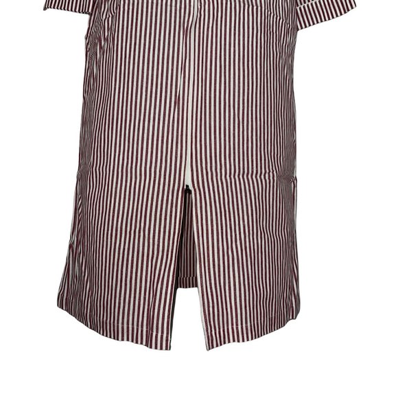 Vintage Y2K Collections Etc Red Striped Cardinal Christmas Holiday Nightgown M - Picture 4 of 10